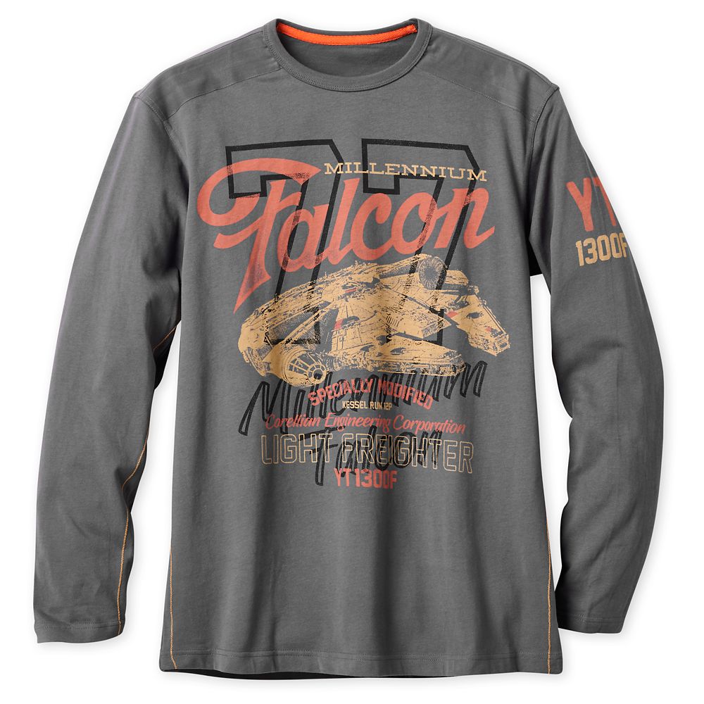 Millennium Falcon Long Sleeve T-Shirt for Men – Star Wars