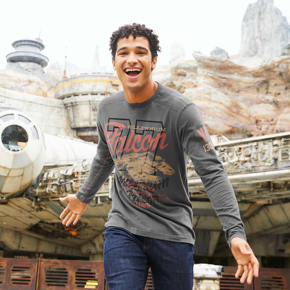 Millennium Falcon Long Sleeve T-Shirt for Men – Star Wars