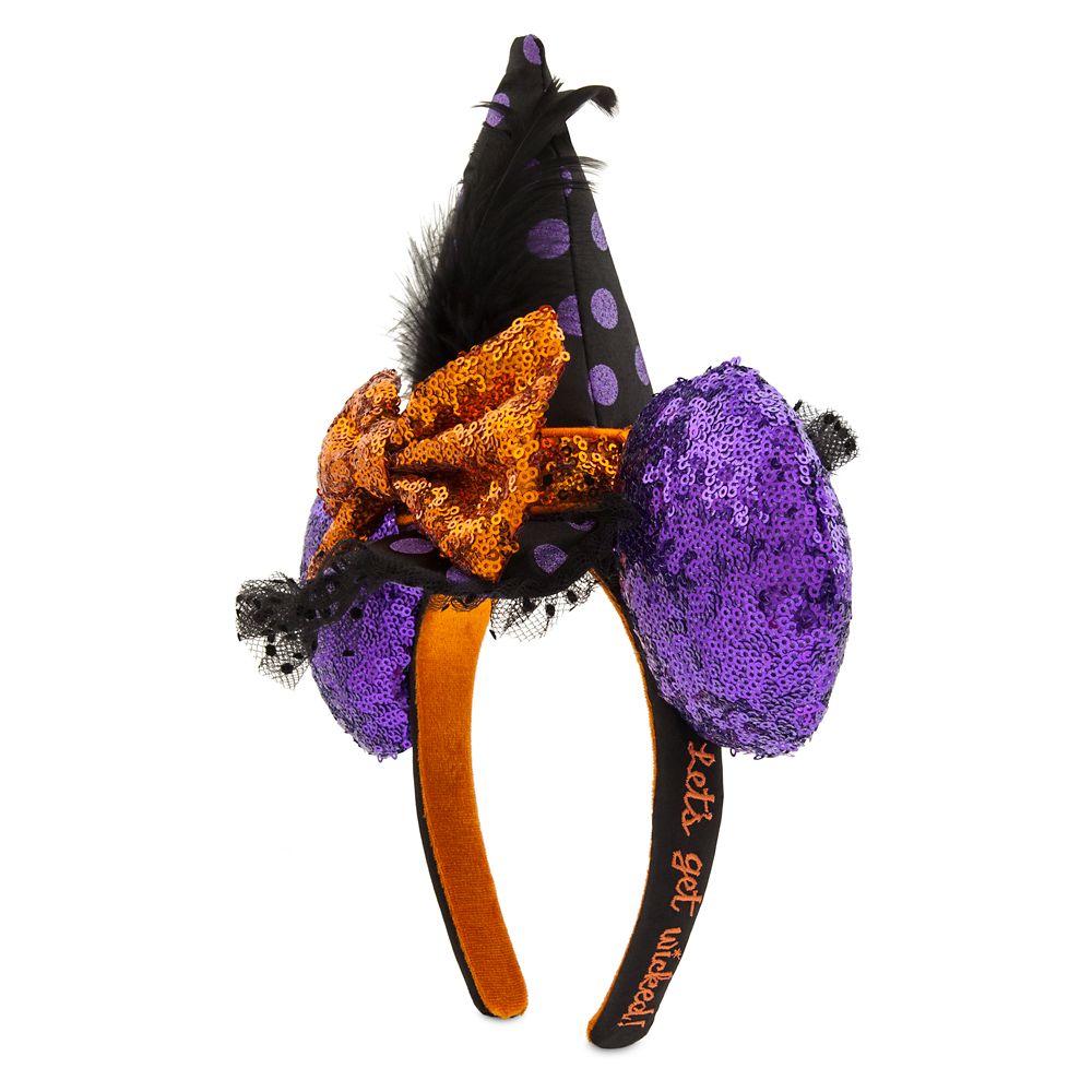 Minnie Mouse Witch Sequined Ear Headband – Halloween has hit the ...