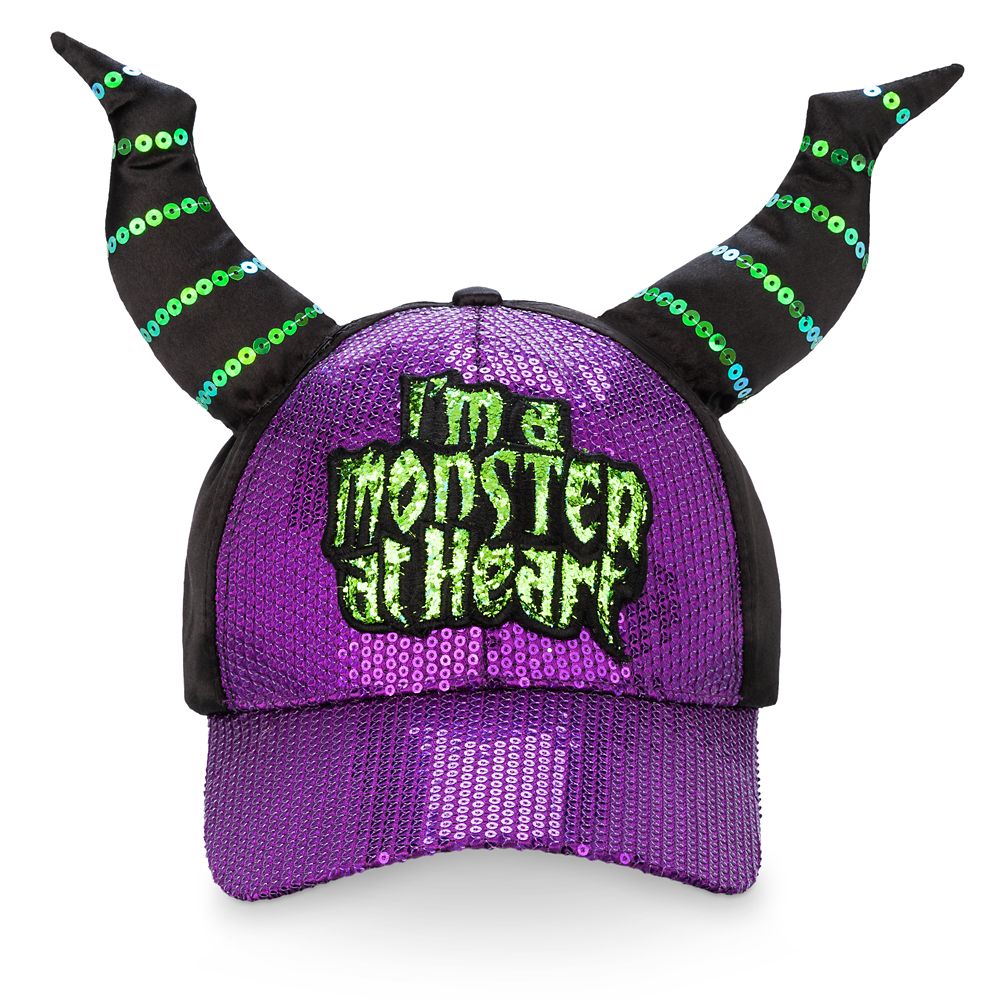 Maleficent Sequin Horned Cap for Adults