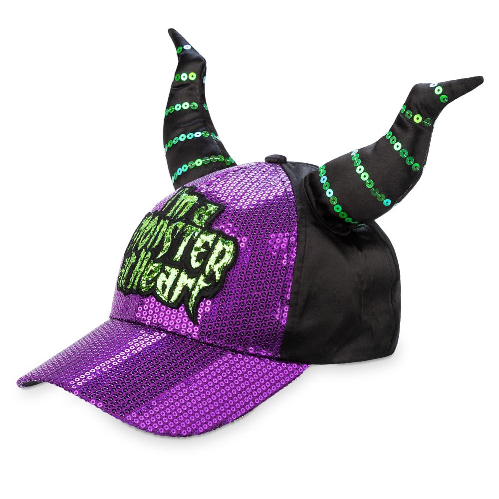 Maleficent Sequin Horned Cap for Adults