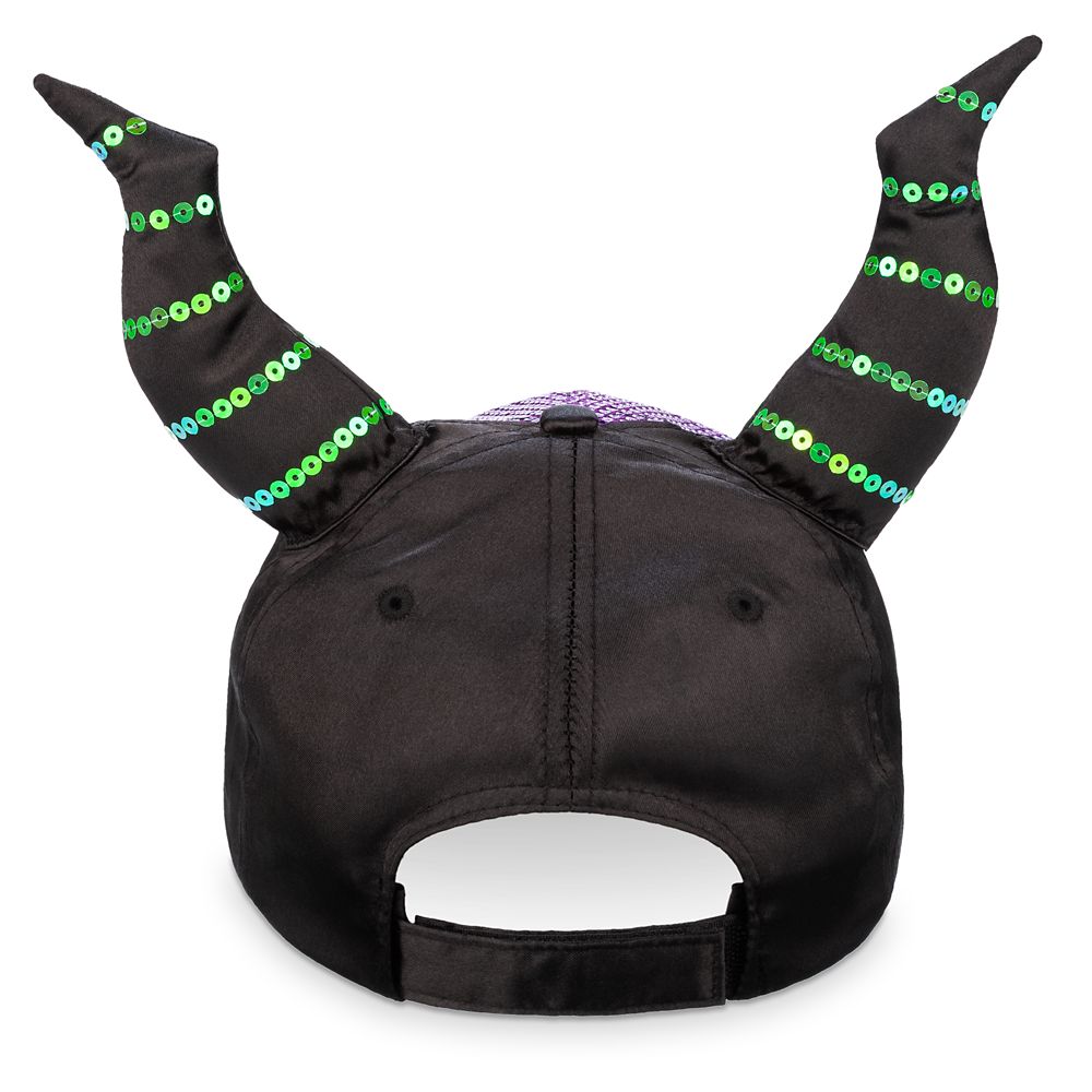 Maleficent Sequin Horned Cap for Adults