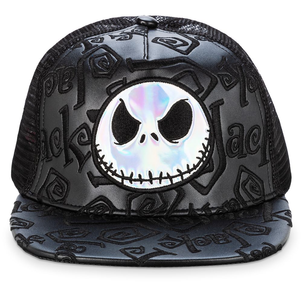 Jack Skellington Flat Bill Baseball Hat for Adults