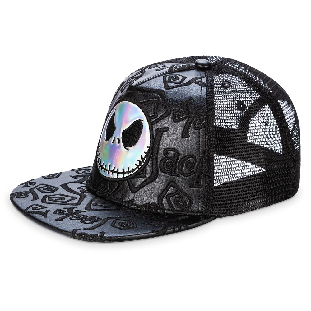 Jack Skellington Flat Bill Baseball Hat for Adults