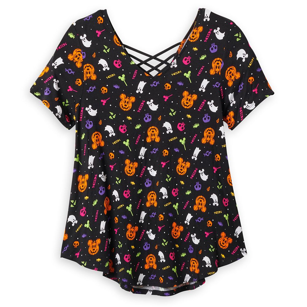 Mickey Mouse Halloween Fashion Top for Women