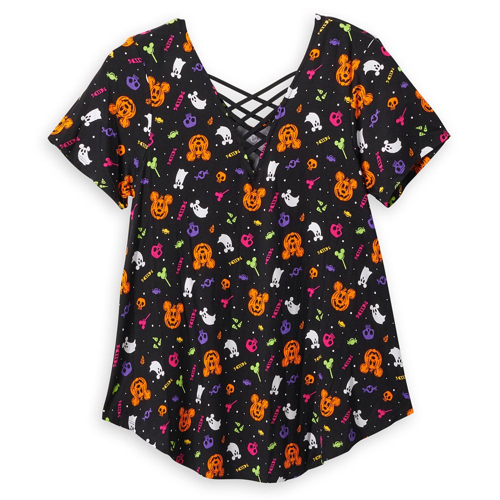 Mickey Mouse Halloween Fashion Top for Women
