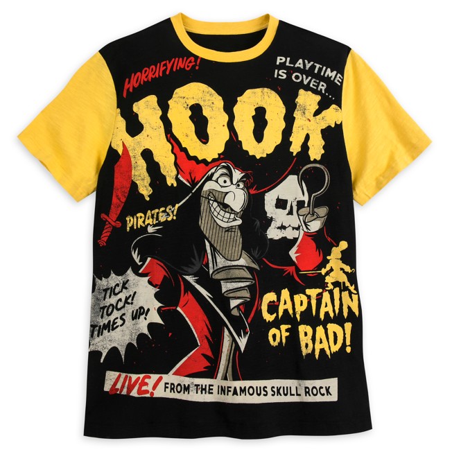 Captain Hook T-Shirt for Men - Disney Villains