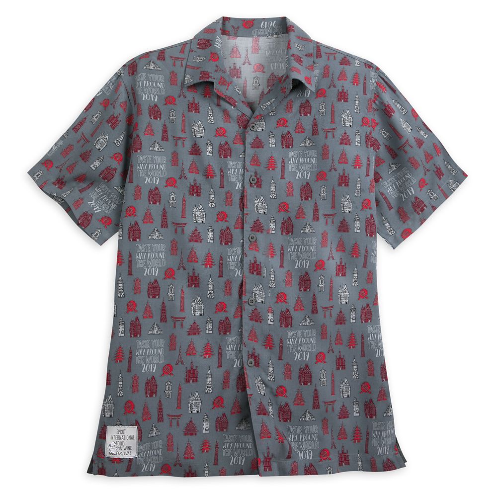Epcot International Food & Wine Festival 2019 Woven Shirt for Adults