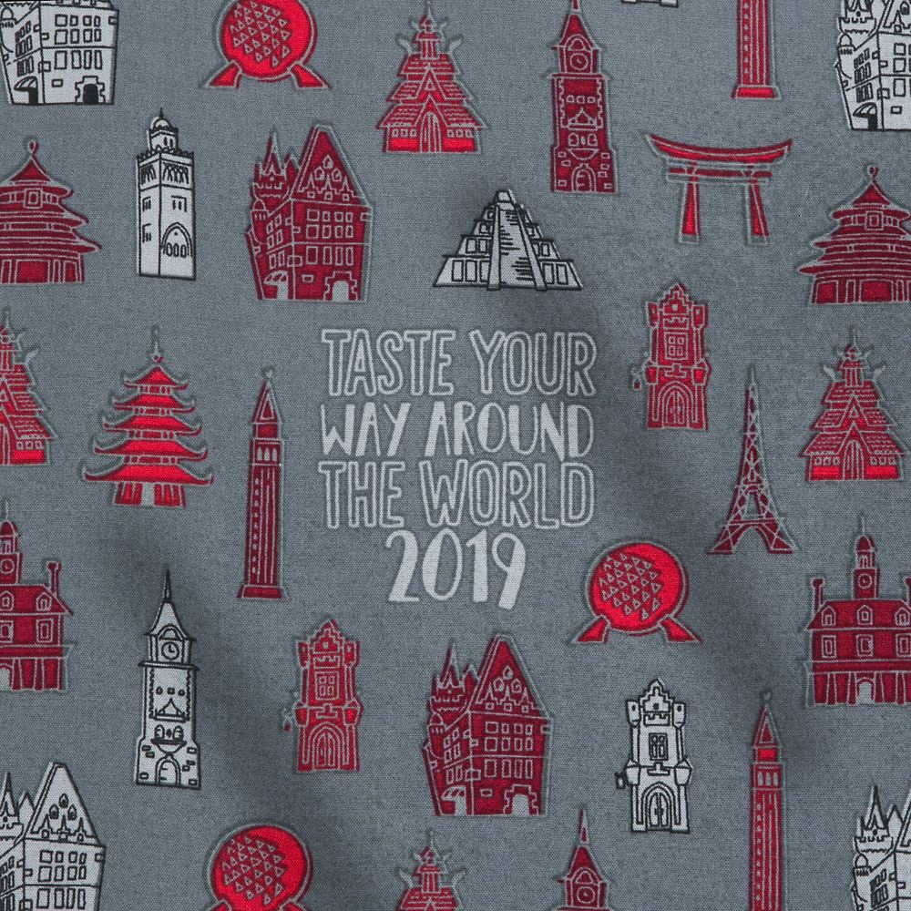 Epcot International Food & Wine Festival 2019 Woven Shirt for Adults