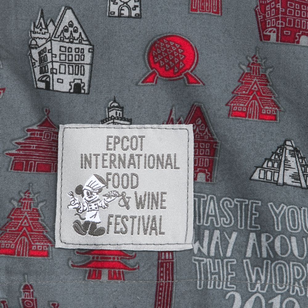 Epcot International Food & Wine Festival 2019 Woven Shirt for Adults