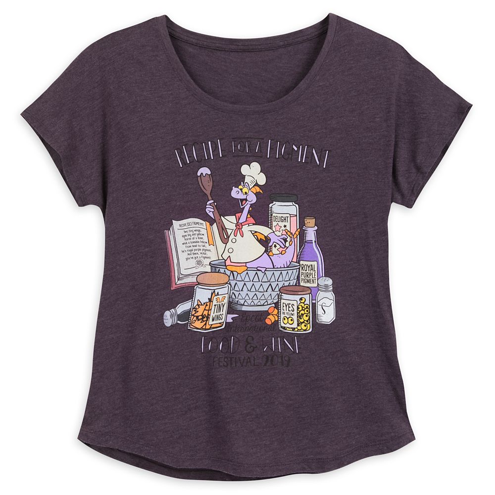 Figment T-Shirt for Women – Epcot International Food & Wine Festival 2019