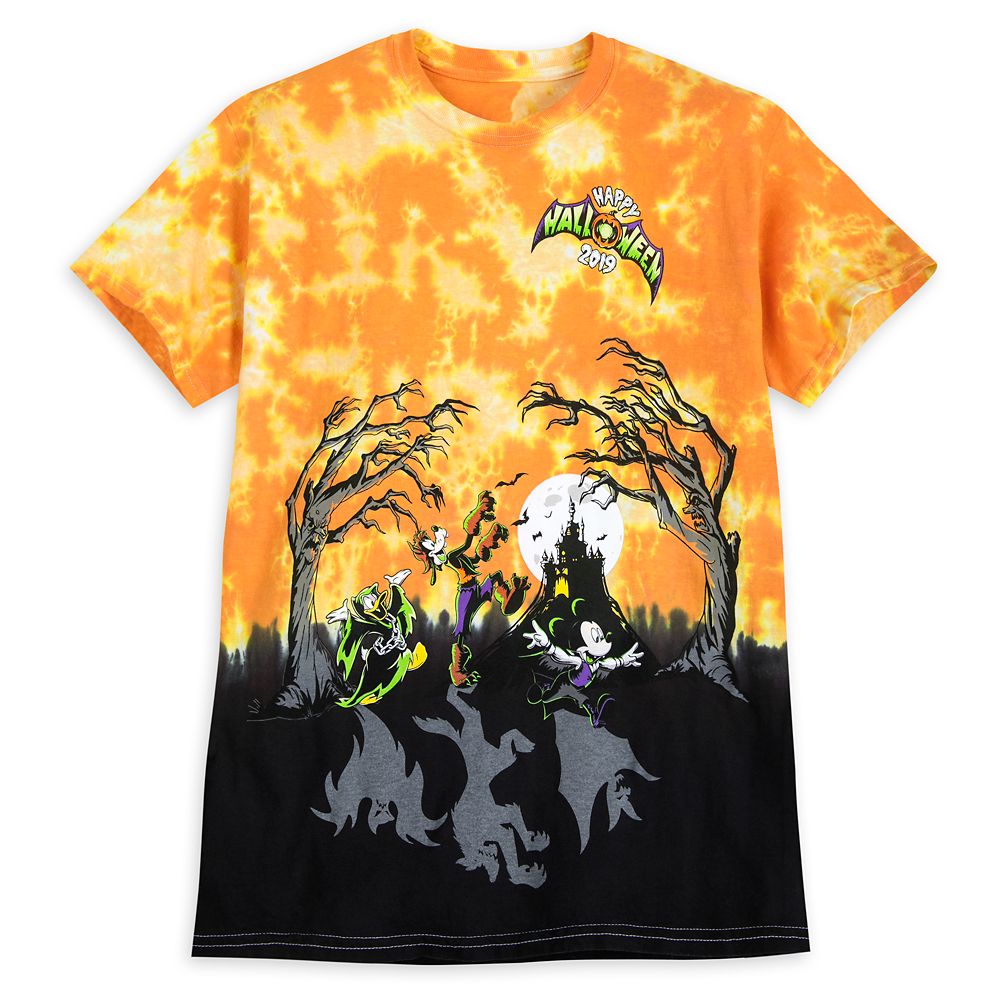 Mickey Mouse and Friends Tie-Dye T-Shirt for Adults – Halloween 2019 – Walt Disney World