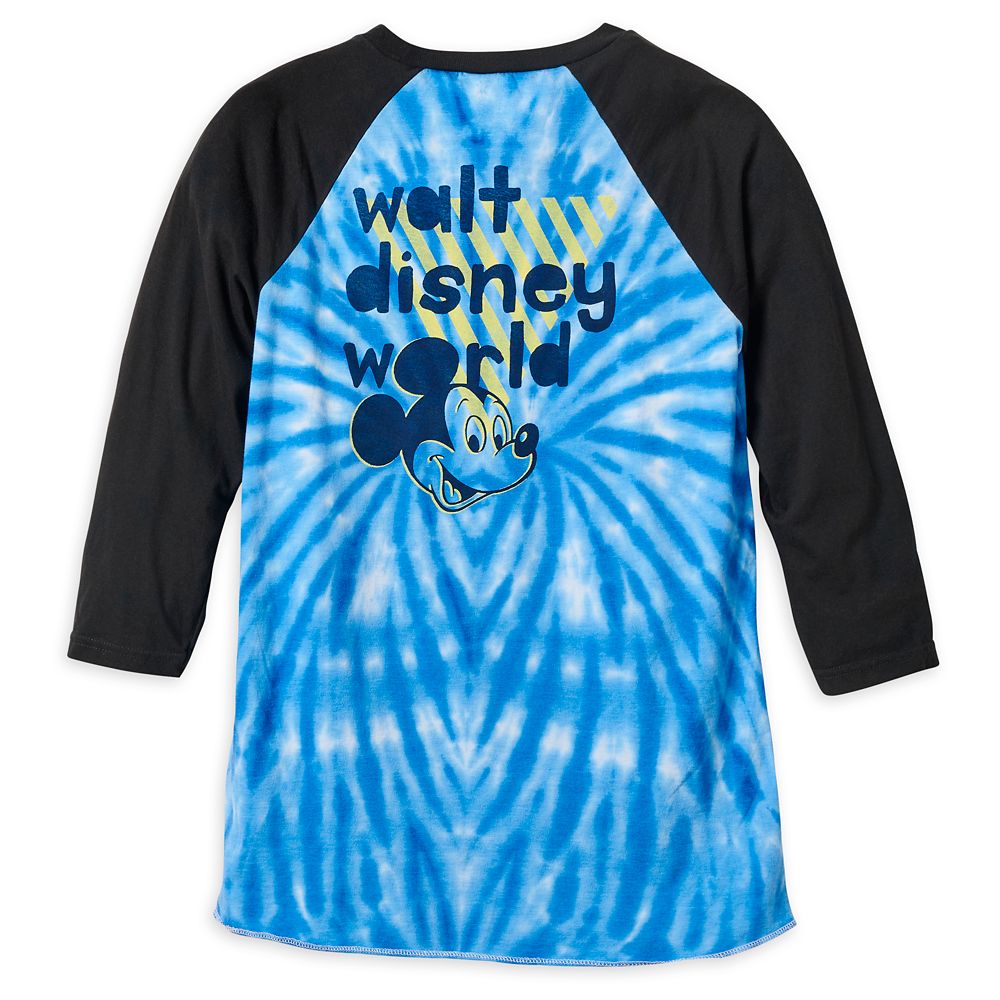 Mickey Mouse Tie-Dye Baseball T-Shirt for Men – Walt Disney World