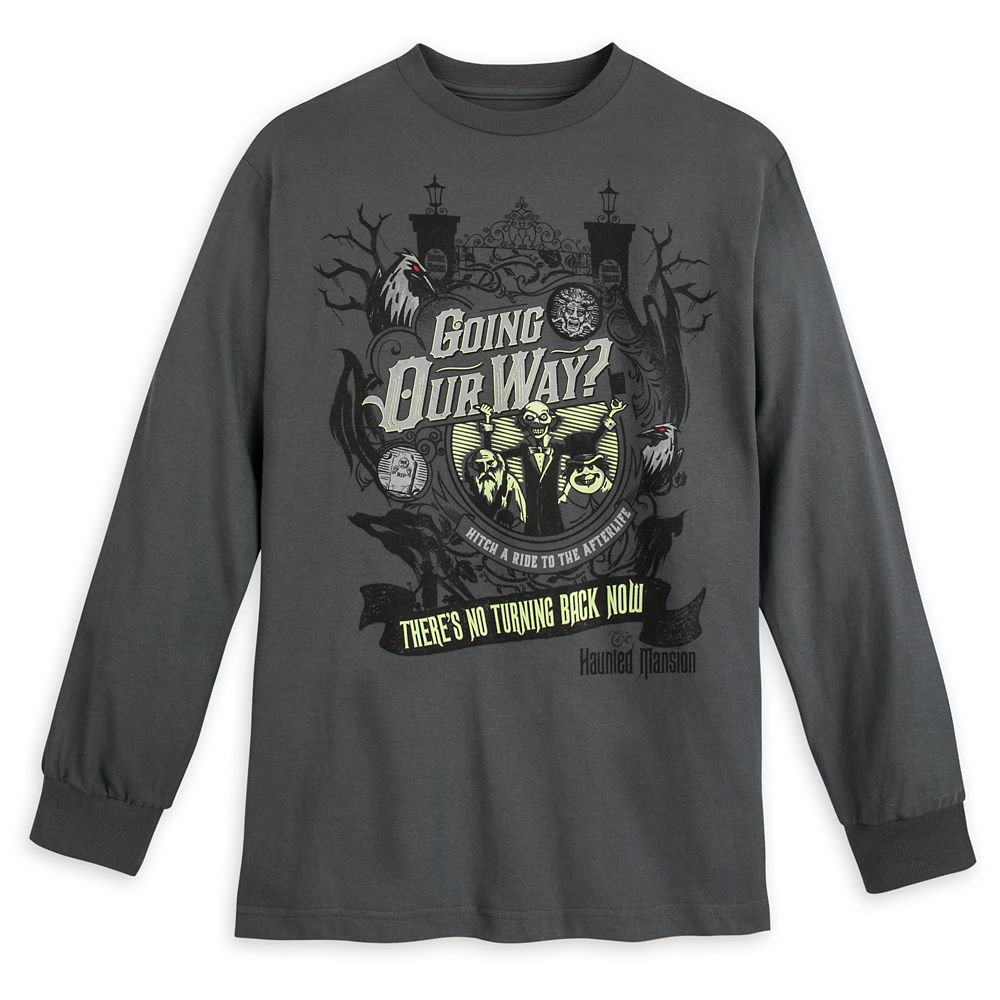 Hitchhiking Ghosts Long Sleeve T-Shirt for Men – The Haunted Mansion