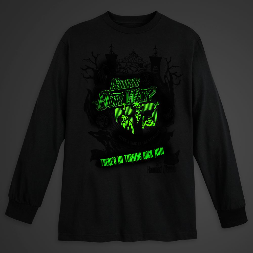 Hitchhiking Ghosts Long Sleeve T-Shirt for Men – The Haunted Mansion
