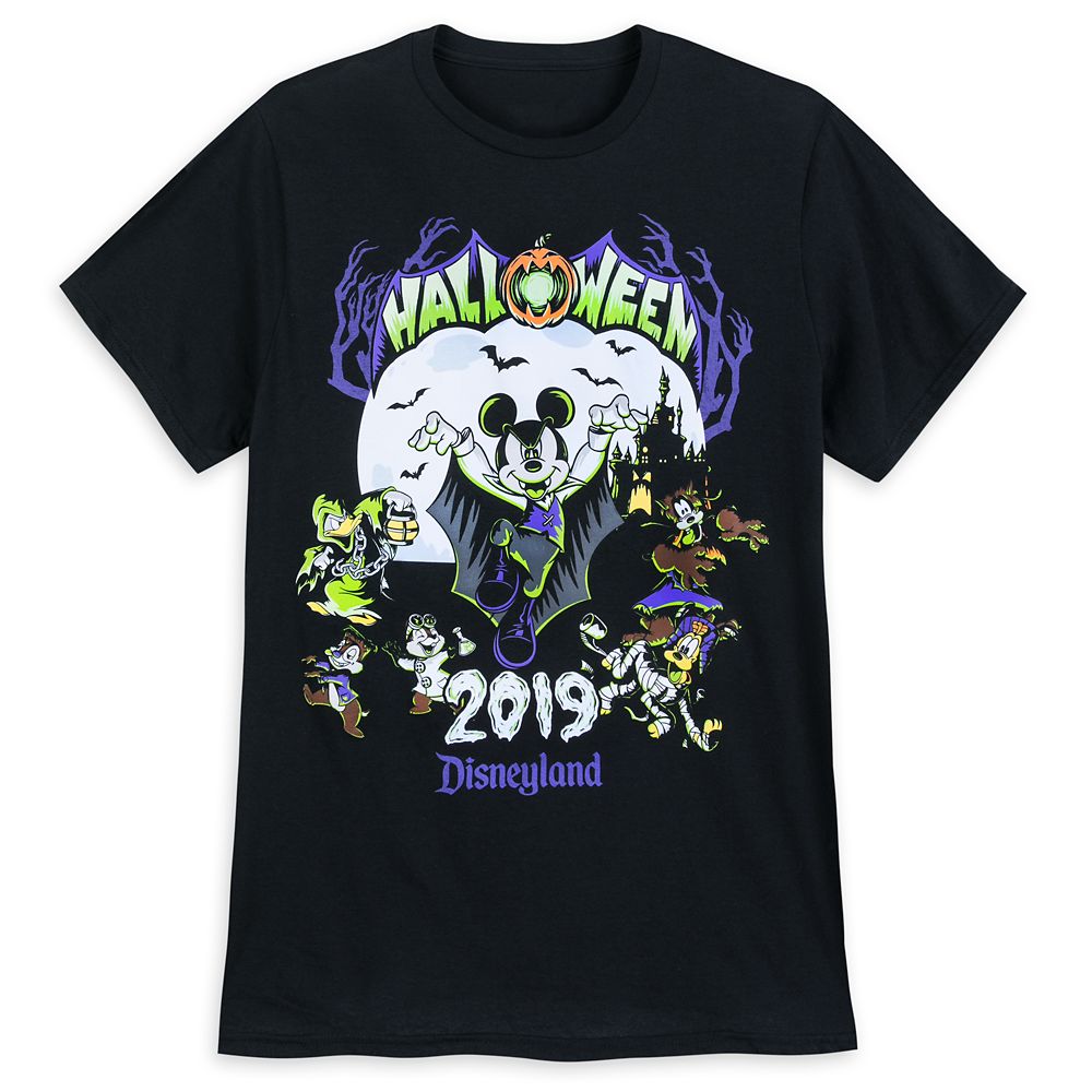 Mickey Mouse and Friends Halloween 2019 T Shirt for Adults Disneyland is now out for purchase Dis Merchandise News