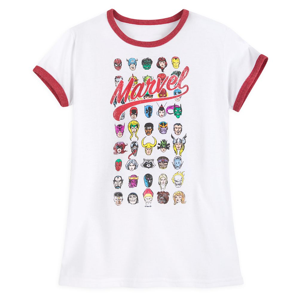 Marvel 80th Anniversary Ringer T-Shirt for Women