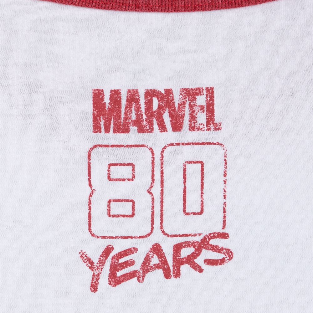 Marvel 80th Anniversary Ringer T-Shirt for Women