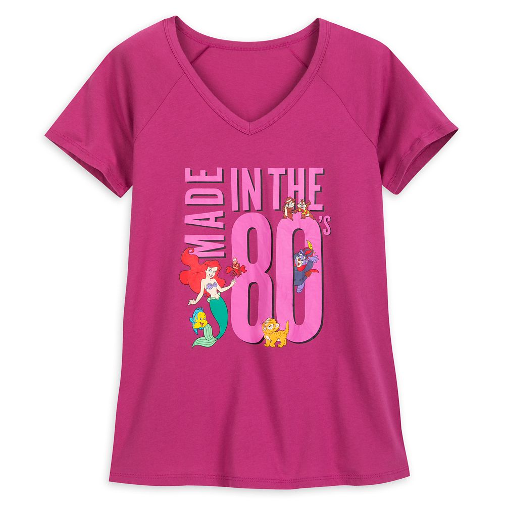 Disney Character ''Made in the 80's'' T-Shirt for Women