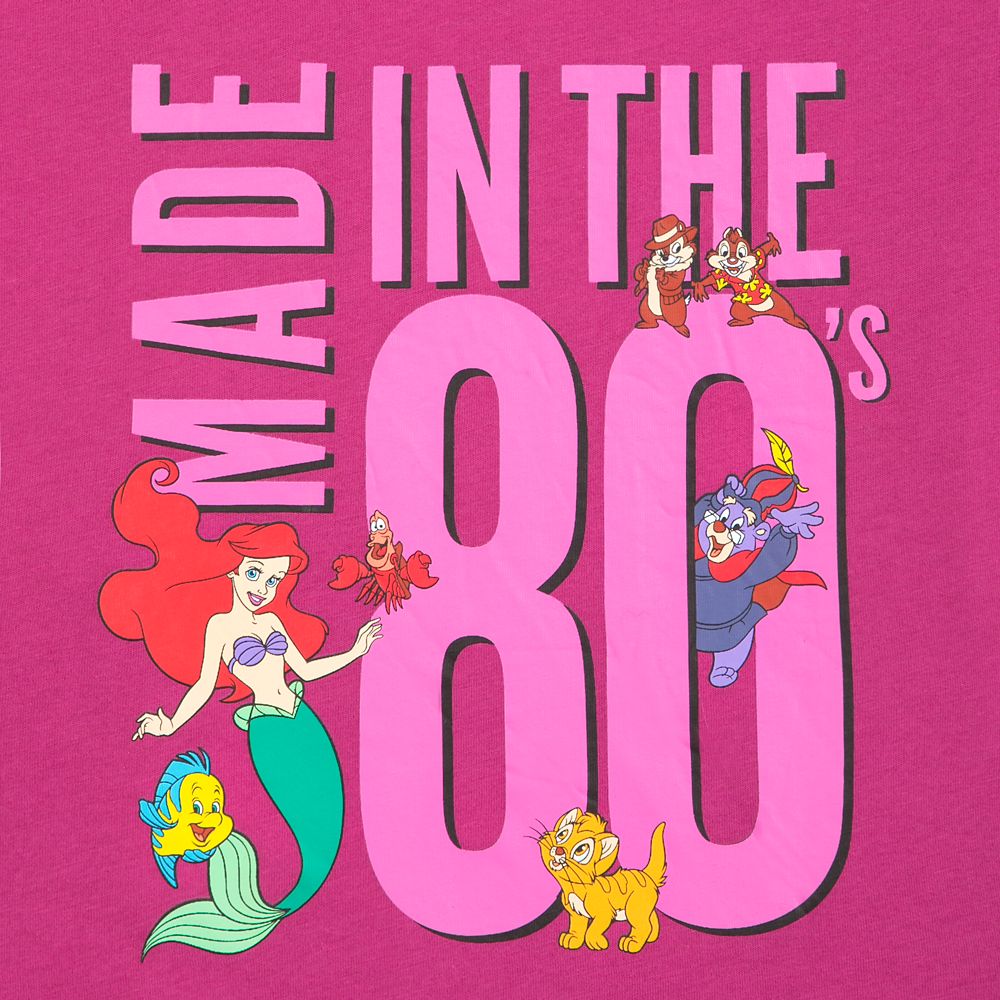 Disney Character ''Made in the 80's'' T-Shirt for Women
