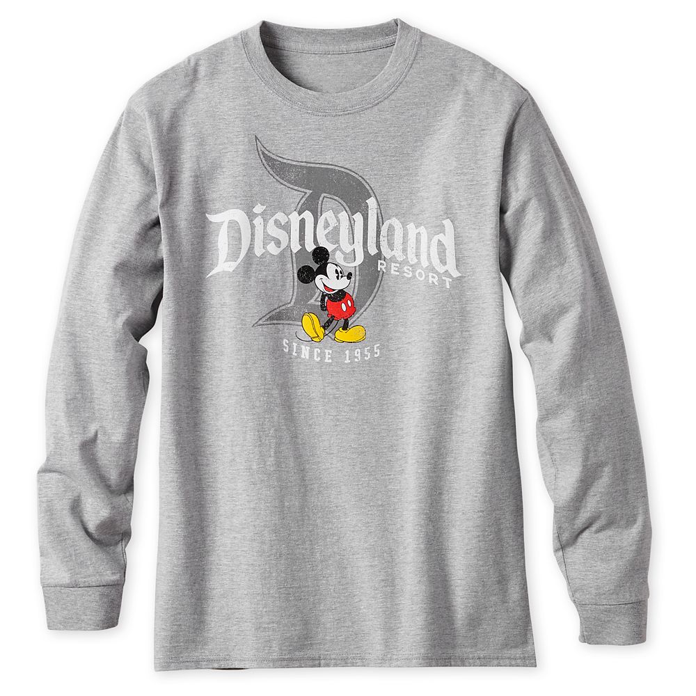 Mickey Mouse Long Sleeve Athletic T-Shirt for Men – Disneyland