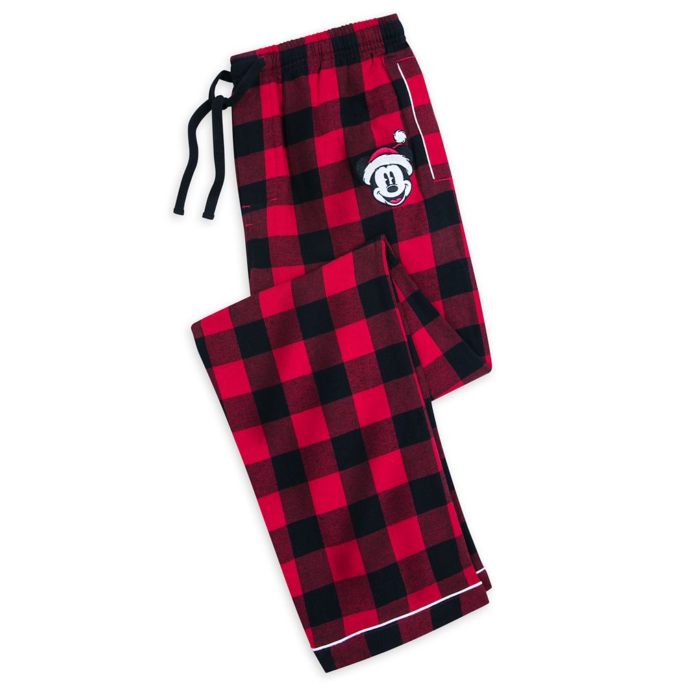 Mickey Mouse Plaid Pajama Pants for Men