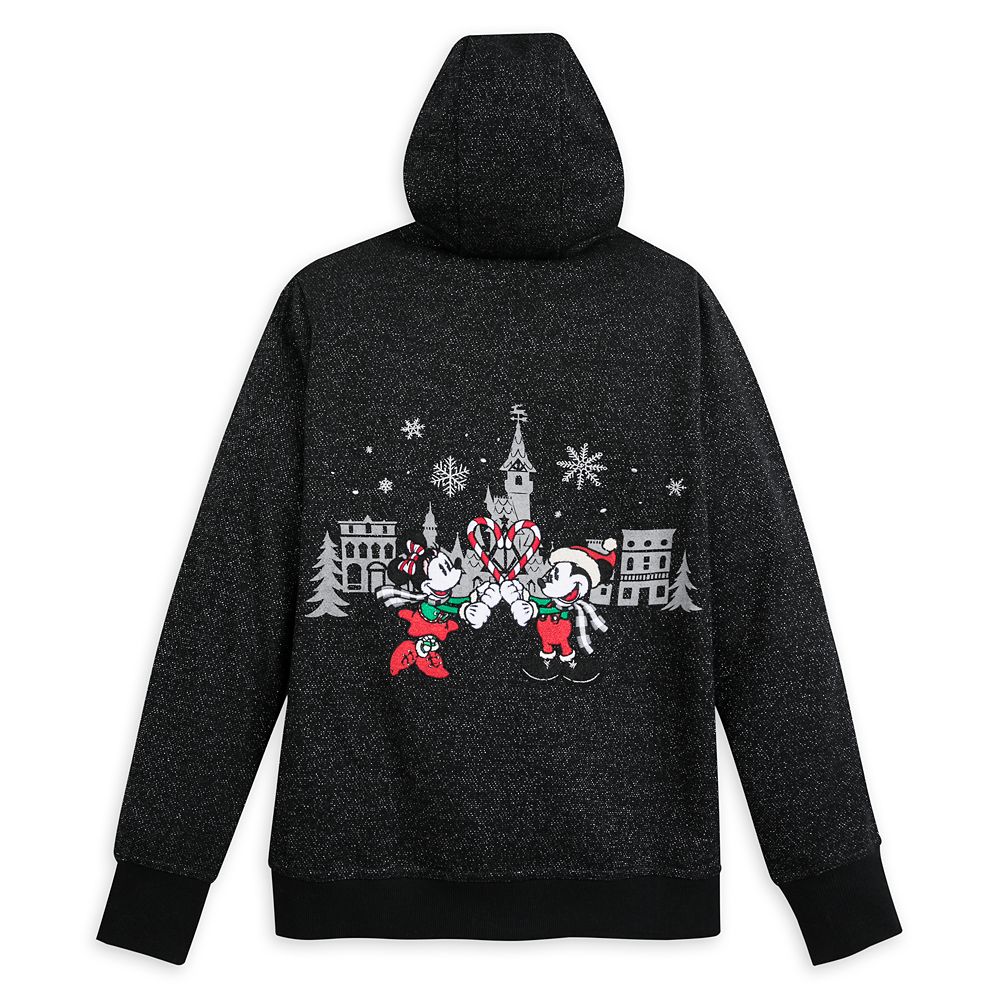 Mickey and Minnie Mouse Hooded Winter Jacket for Women