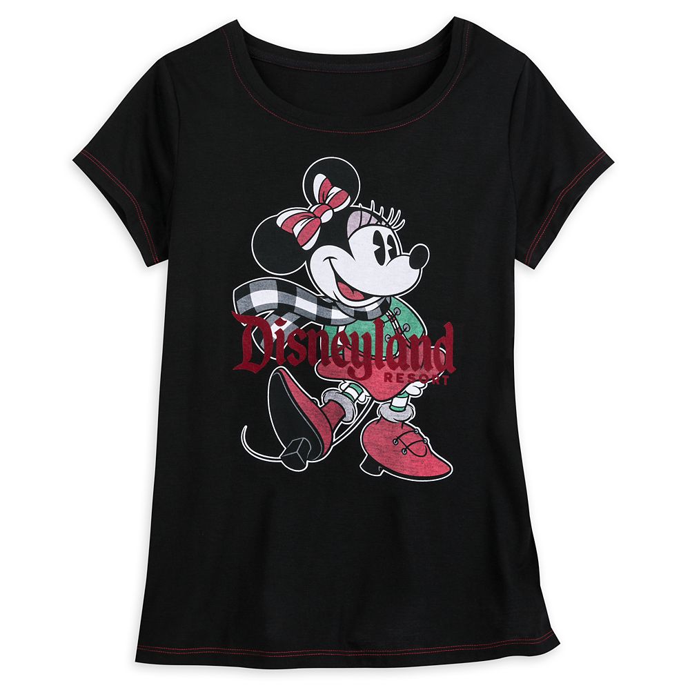 Minnie Mouse Holiday T-Shirt for Women – Disneyland