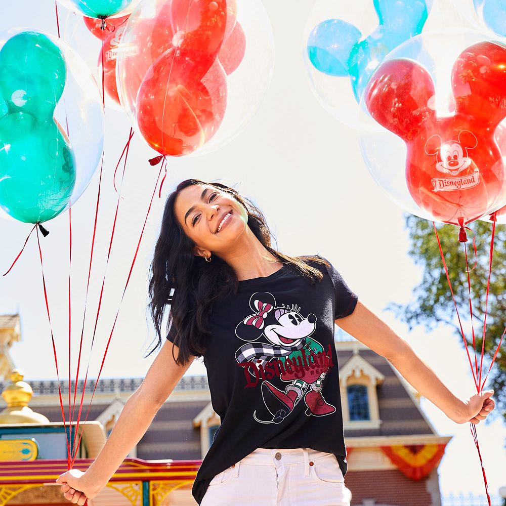 Minnie Mouse Holiday T-Shirt for Women – Disneyland