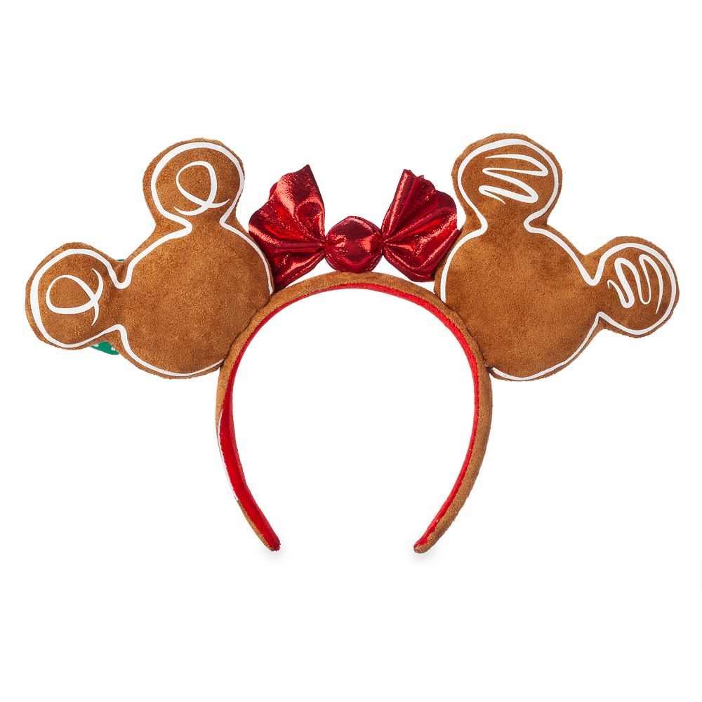 Mickey and Minnie Mouse Gingerbread Ear Headband