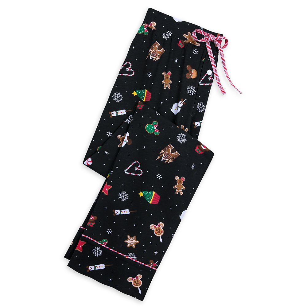 Mickey and Minnie Mouse Holiday Pajama Set for Women