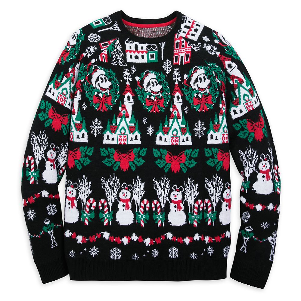Mickey Mouse Louis Vuitton Monogram Gradient Ugly Christmas Sweater