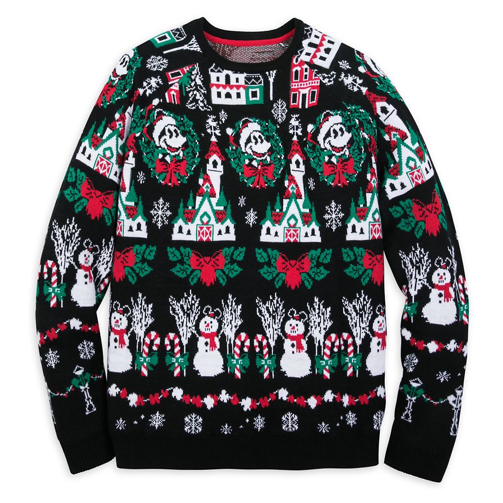 Mickey mouse light 2025 up christmas sweater