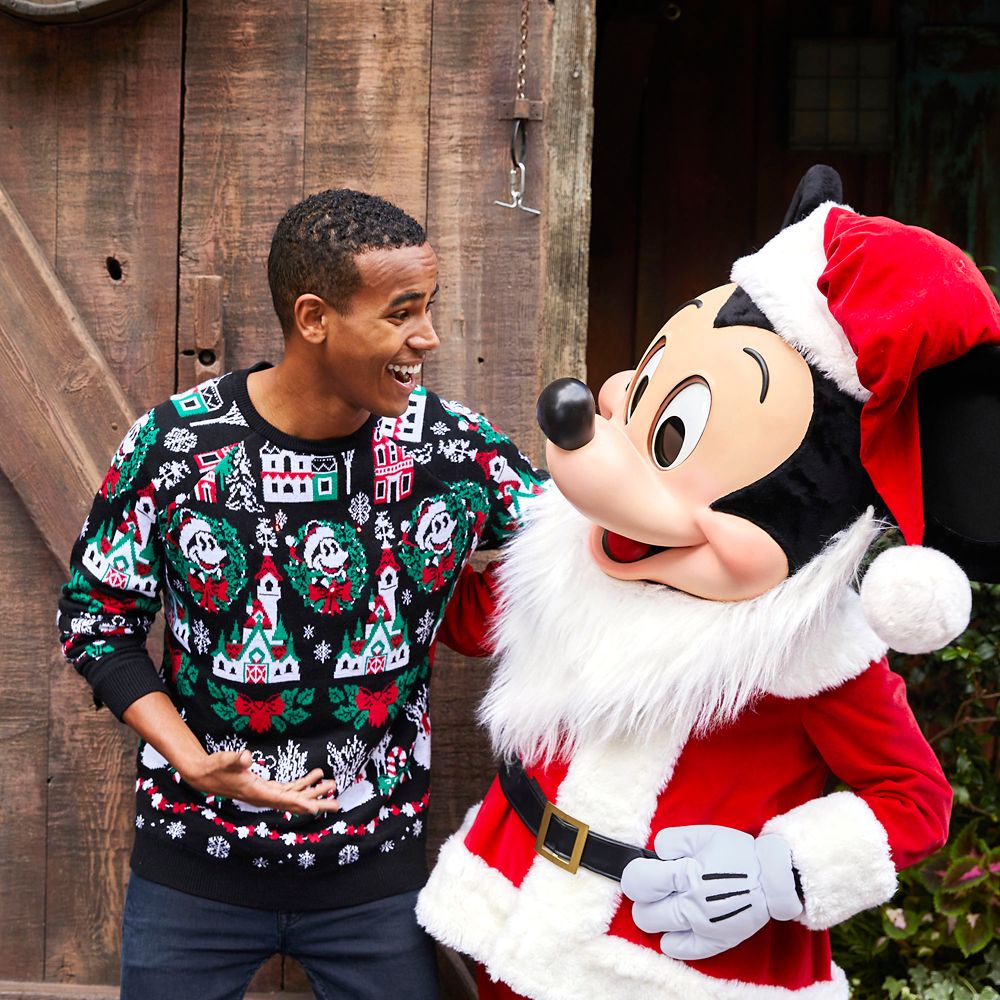 Mickey Mouse Light-Up Holiday Sweater for Men