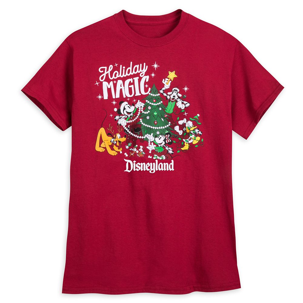 Mickey Mouse and Friends Holiday T-Shirt for Adults – Disneyland