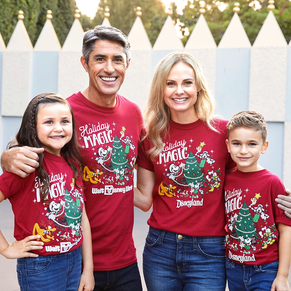 Mickey Mouse and Friends Holiday T-Shirt for Adults – Walt Disney World