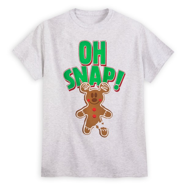 Mickey Mouse Gingerbread Cookie T-Shirt for Men