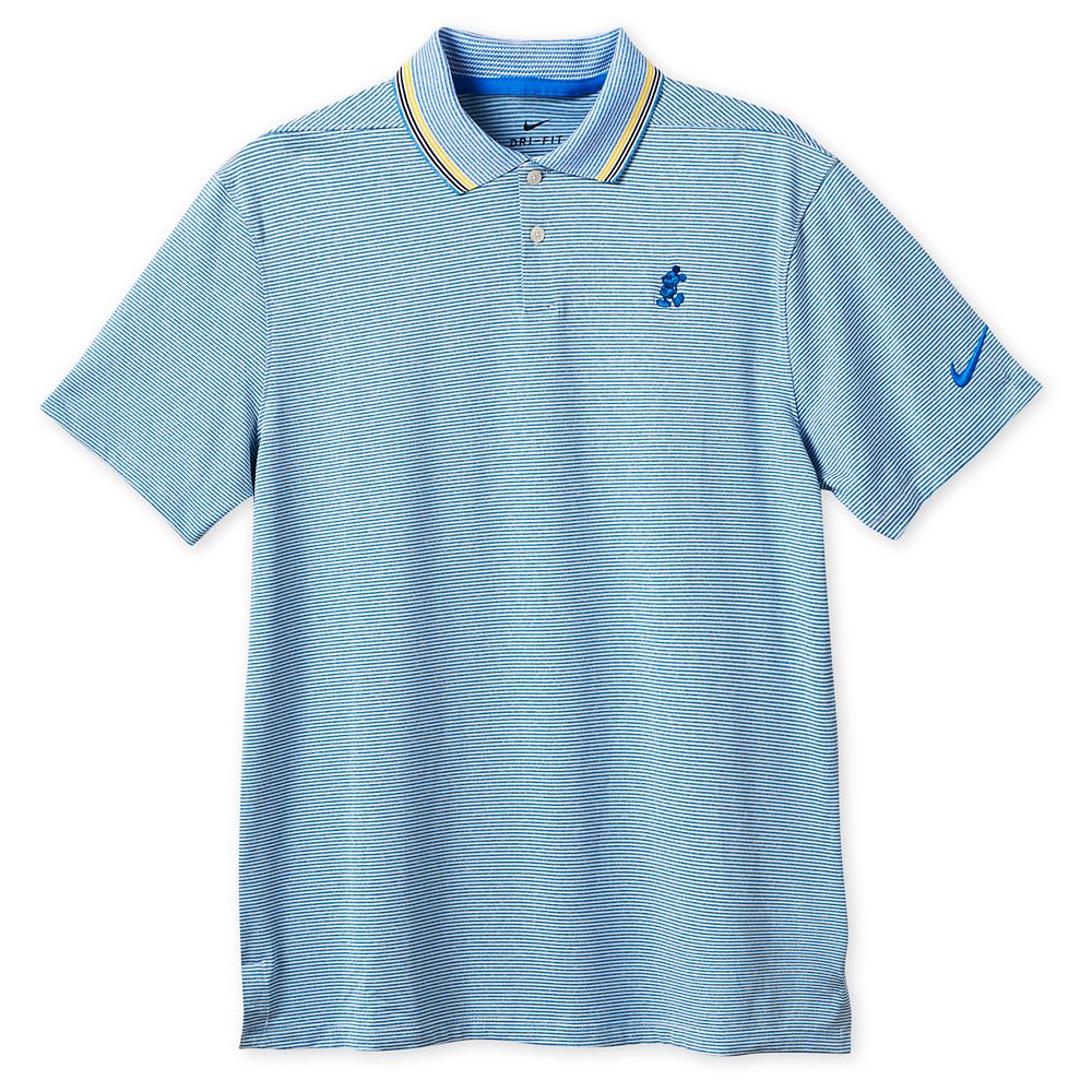 Mickey Mouse Performance Polo Shirt for Men by Nike Golf – Navy Stripe ...