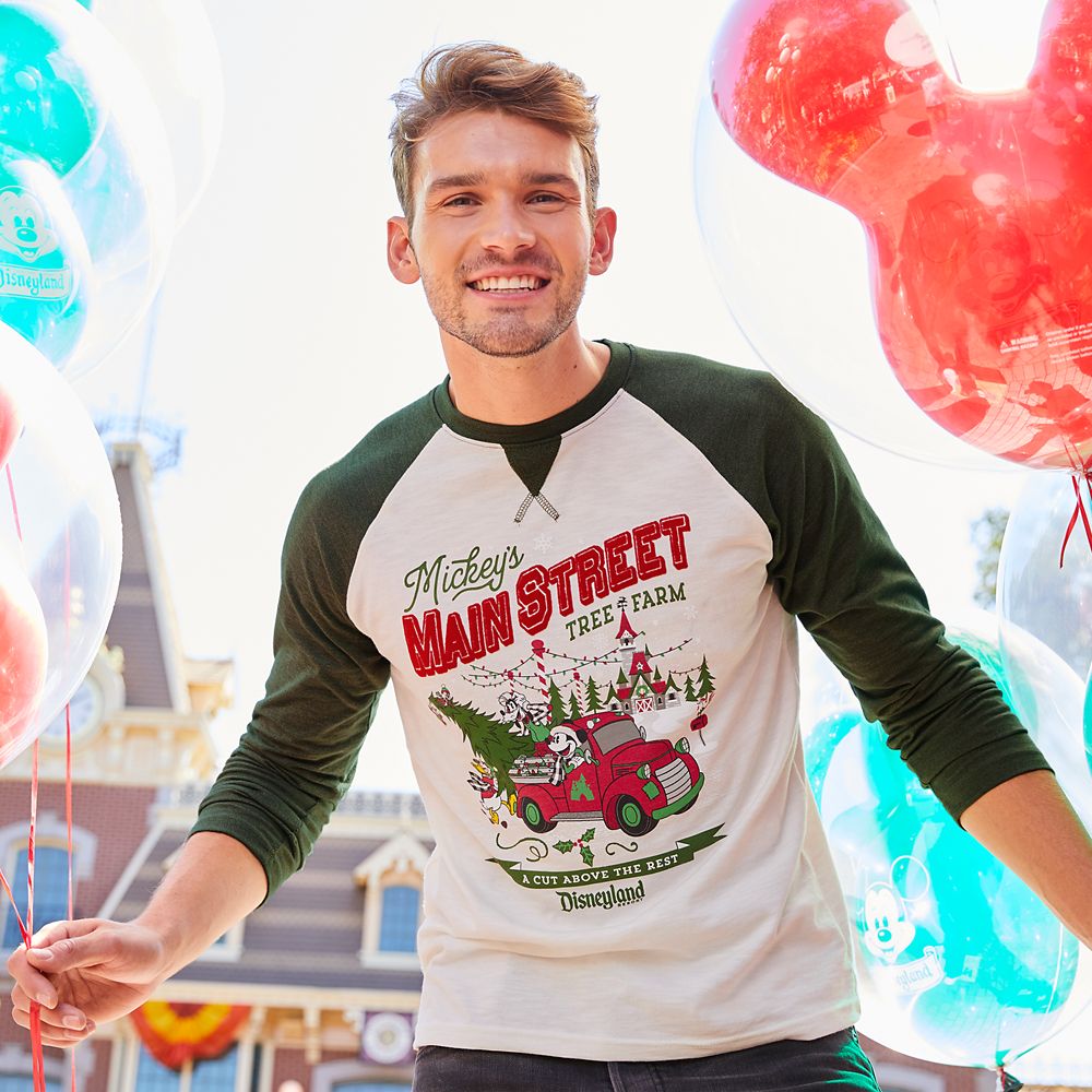 Mickey Mouse and Friends Holiday Raglan Shirt for Adults – Disneyland