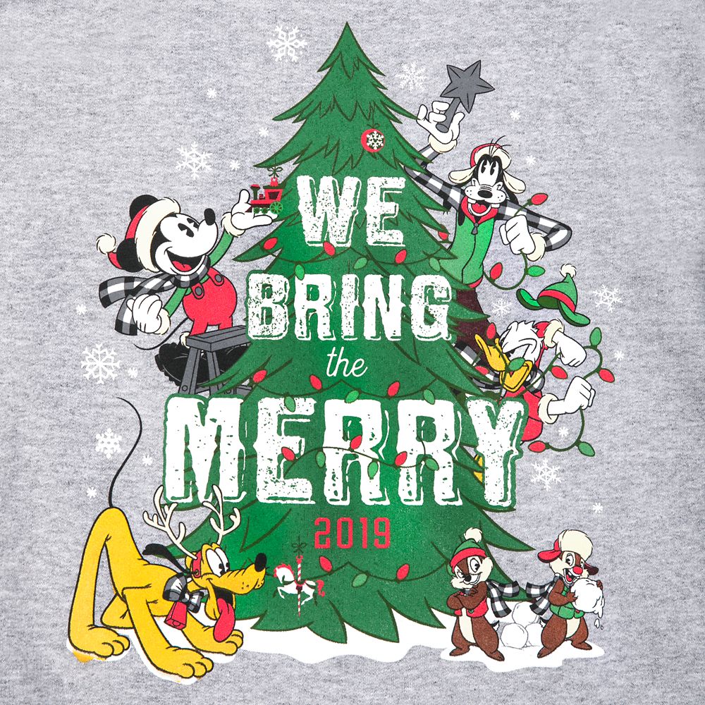 Mickey Mouse and Friends Holiday Hoodie for Adults – Walt Disney World