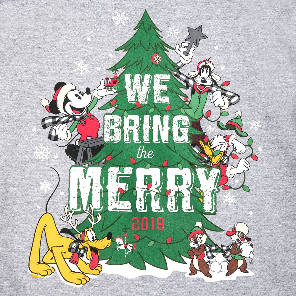 Mickey Mouse and Friends Holiday Hoodie for Adults – Disneyland