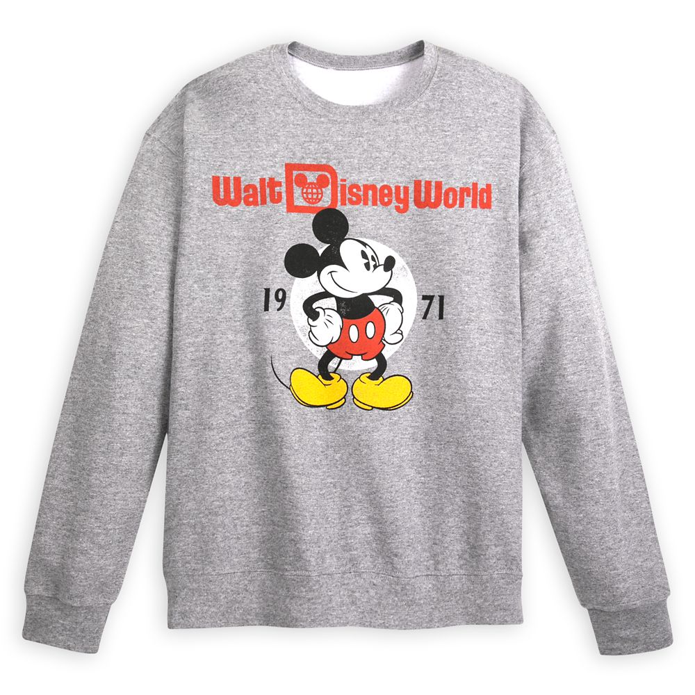 mickey mouse gray sweatshirt