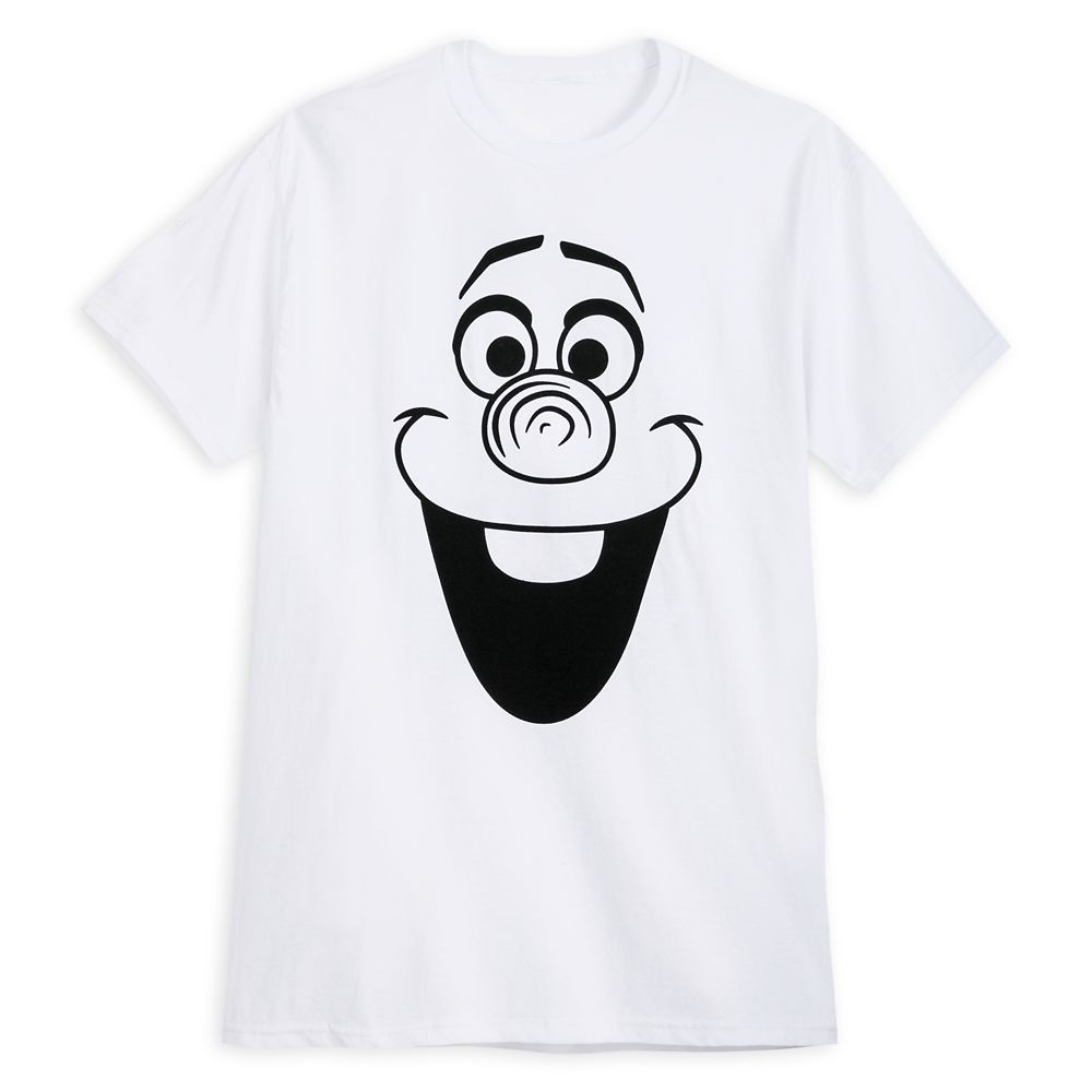 Olaf Flocked T-Shirt for Adults