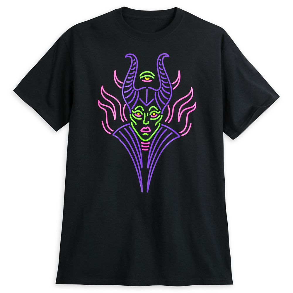 Maleficent Neon T-Shirt for Adults – Sleeping Beauty