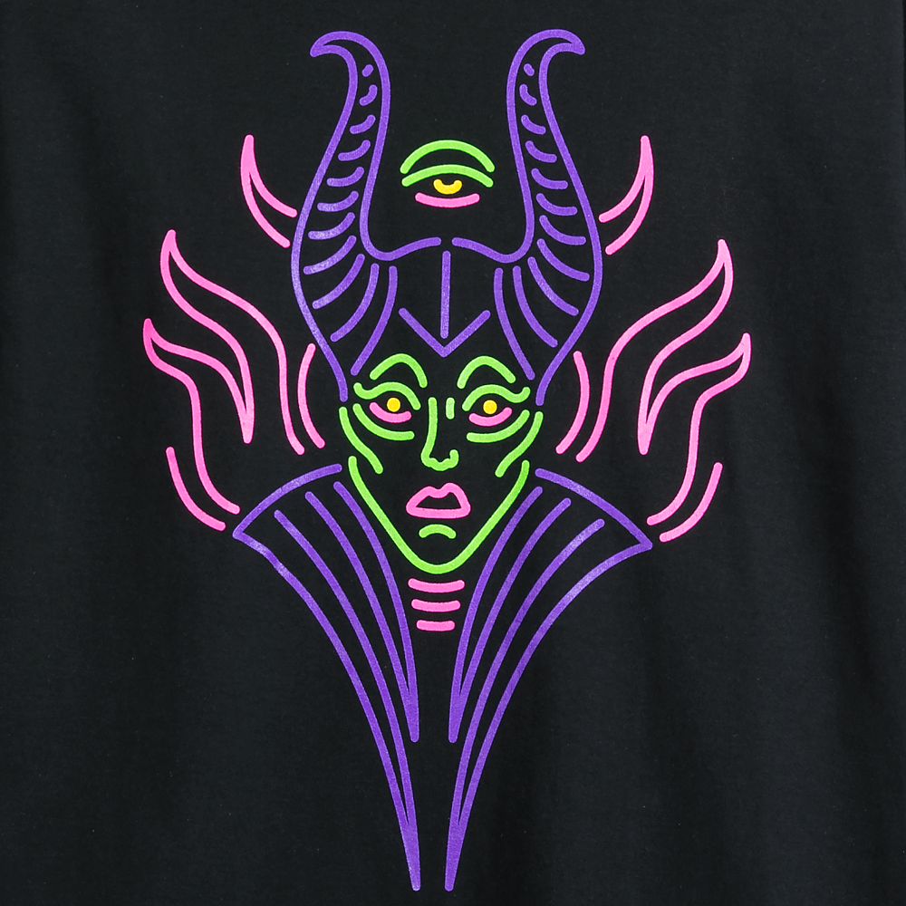 Maleficent Neon T-Shirt for Adults – Sleeping Beauty