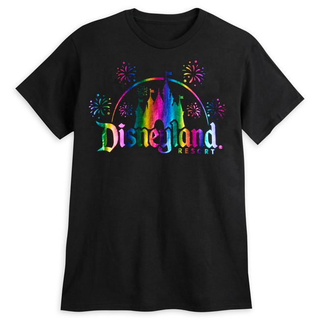 Disneyland Logo Rainbow Foil TShirt for Adults shopDisney