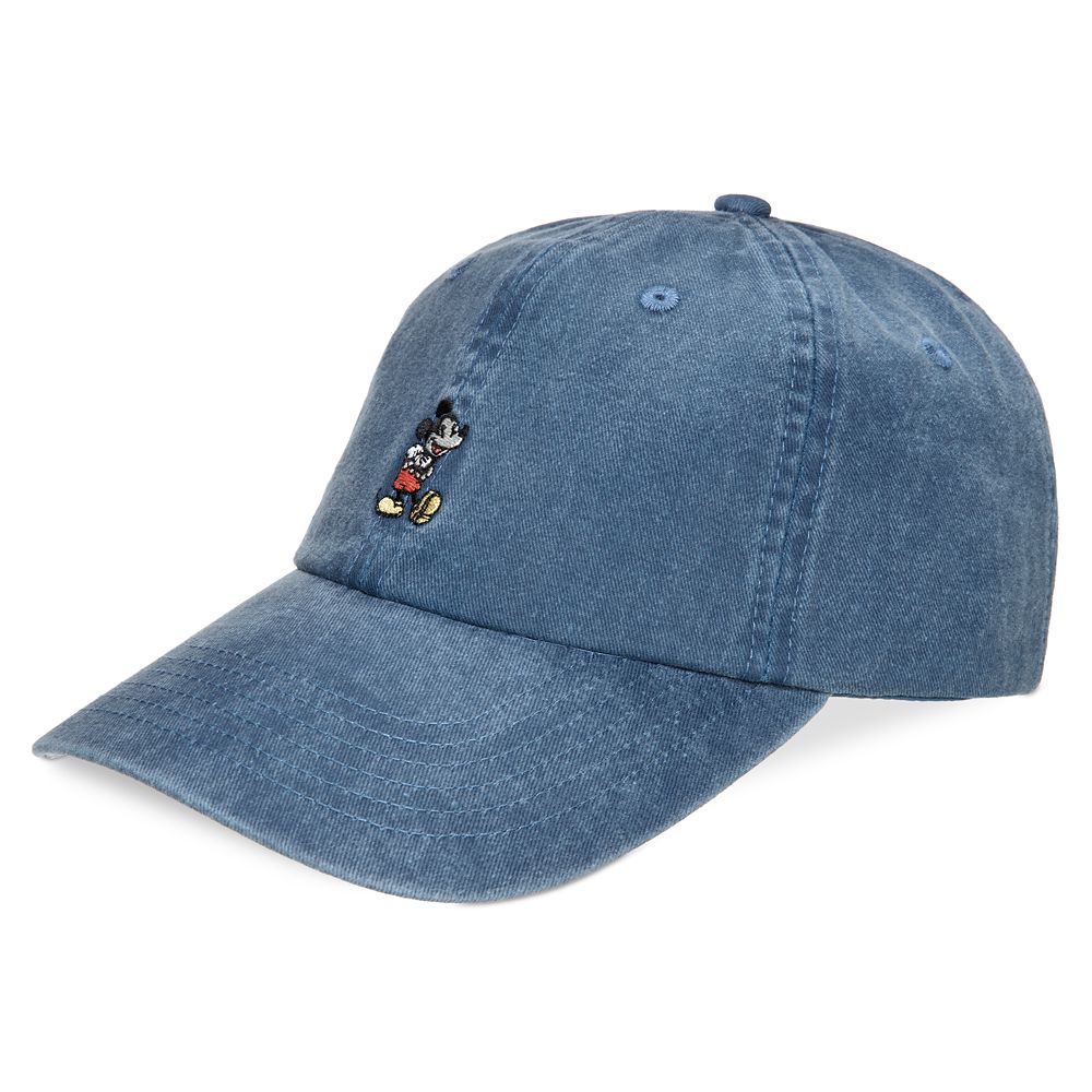 Mickey Mouse Denim Baseball Cap for Adults