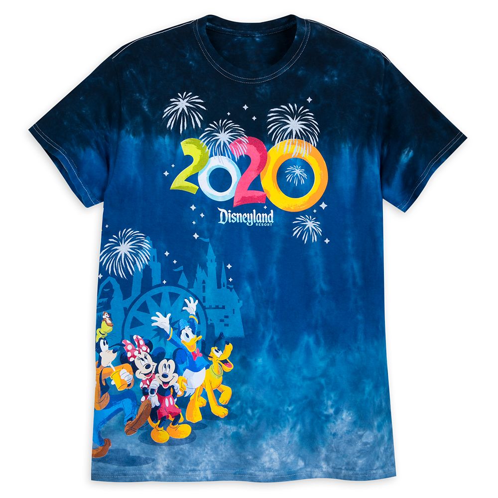 Mickey Mouse and Friends Dip Dye T-Shirt for Adults – Disneyland 2020