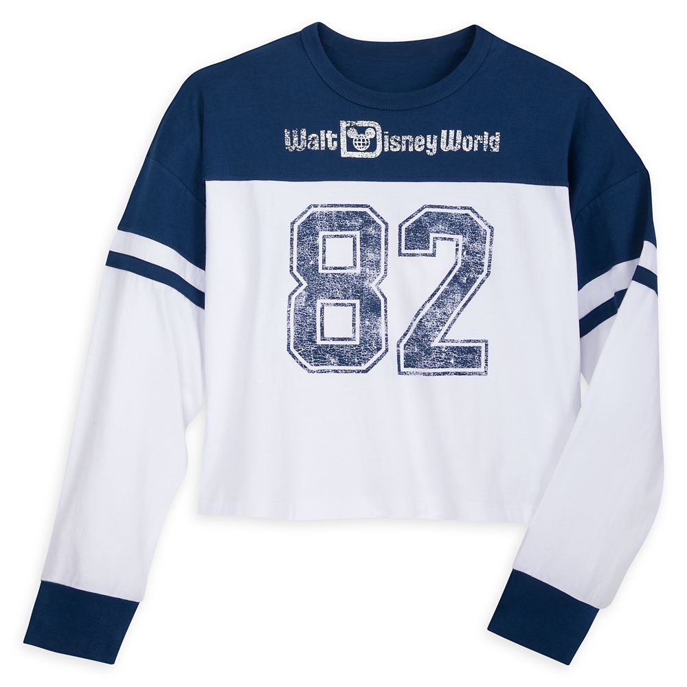 cropped football jersey