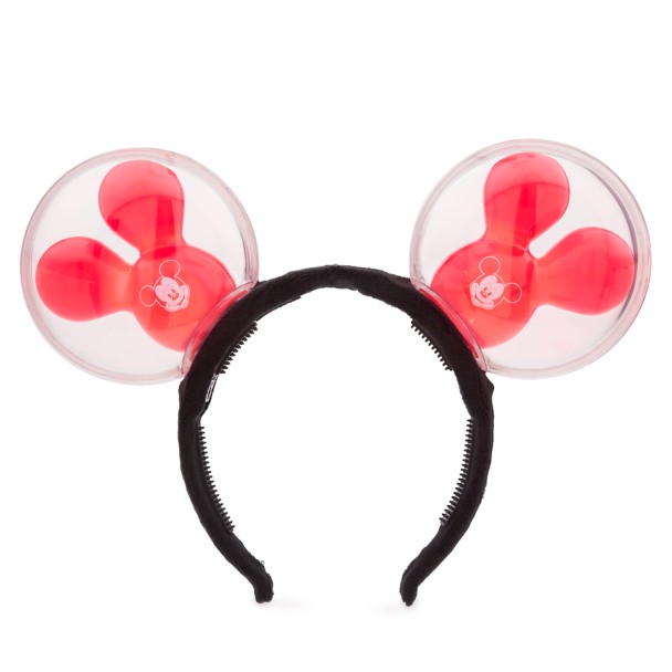 Mickey Mouse Balloon Light-Up Ears Headband for Adults